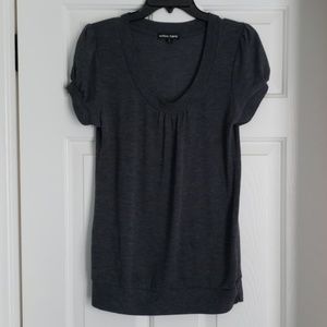 Gray Sweater Short Sleeve L